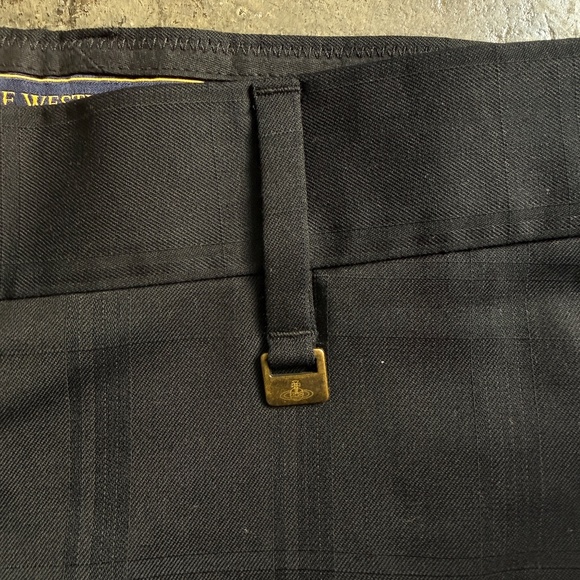 Vivienne Westwood 2011 New Cropped Wool Vivienne Pants w/ Tartan Pattern - Picture 3 of 12